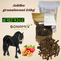 Jablčné granule 25kg pre kone