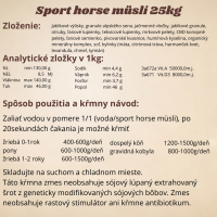 Krmivo kone musli šport 25kg